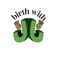a green letter j on a black background